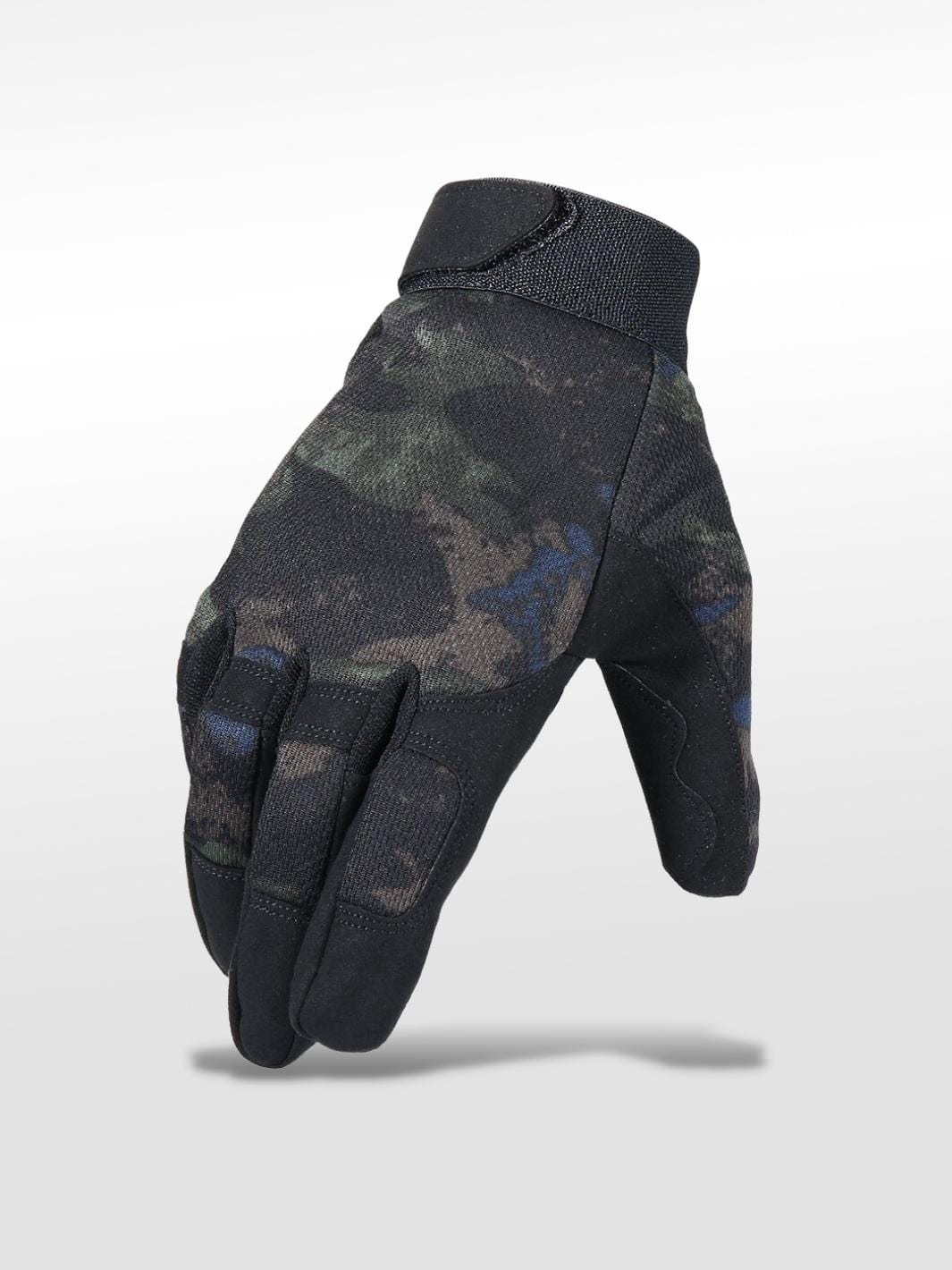 Gant Militaire Camouflage-Noir / S