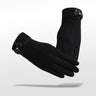 Gants Avec Noeud Noir / Standard