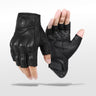 Gants Cuir Sans Doigts Noir / M