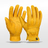 Gants De Moto Cuir Jaune / S