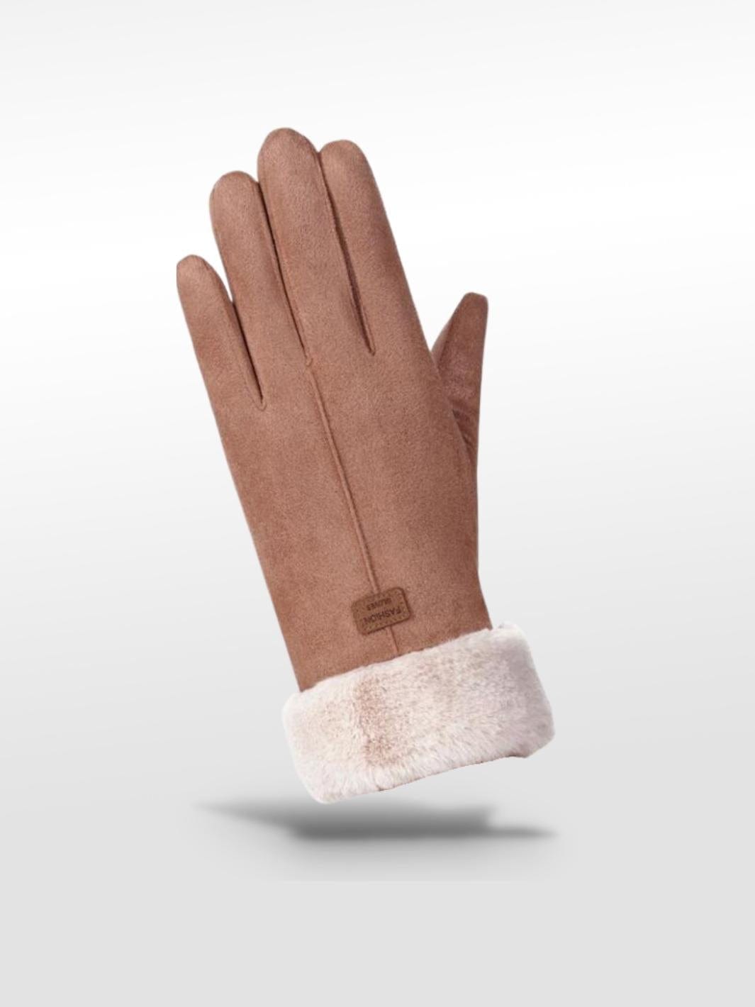 Gants Femme Camel Kaki / Standard