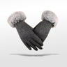 Gants Femme Hiver Tactiles Gris / Standard