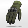 Gants Moto Été Cuir Vert Militaire / S