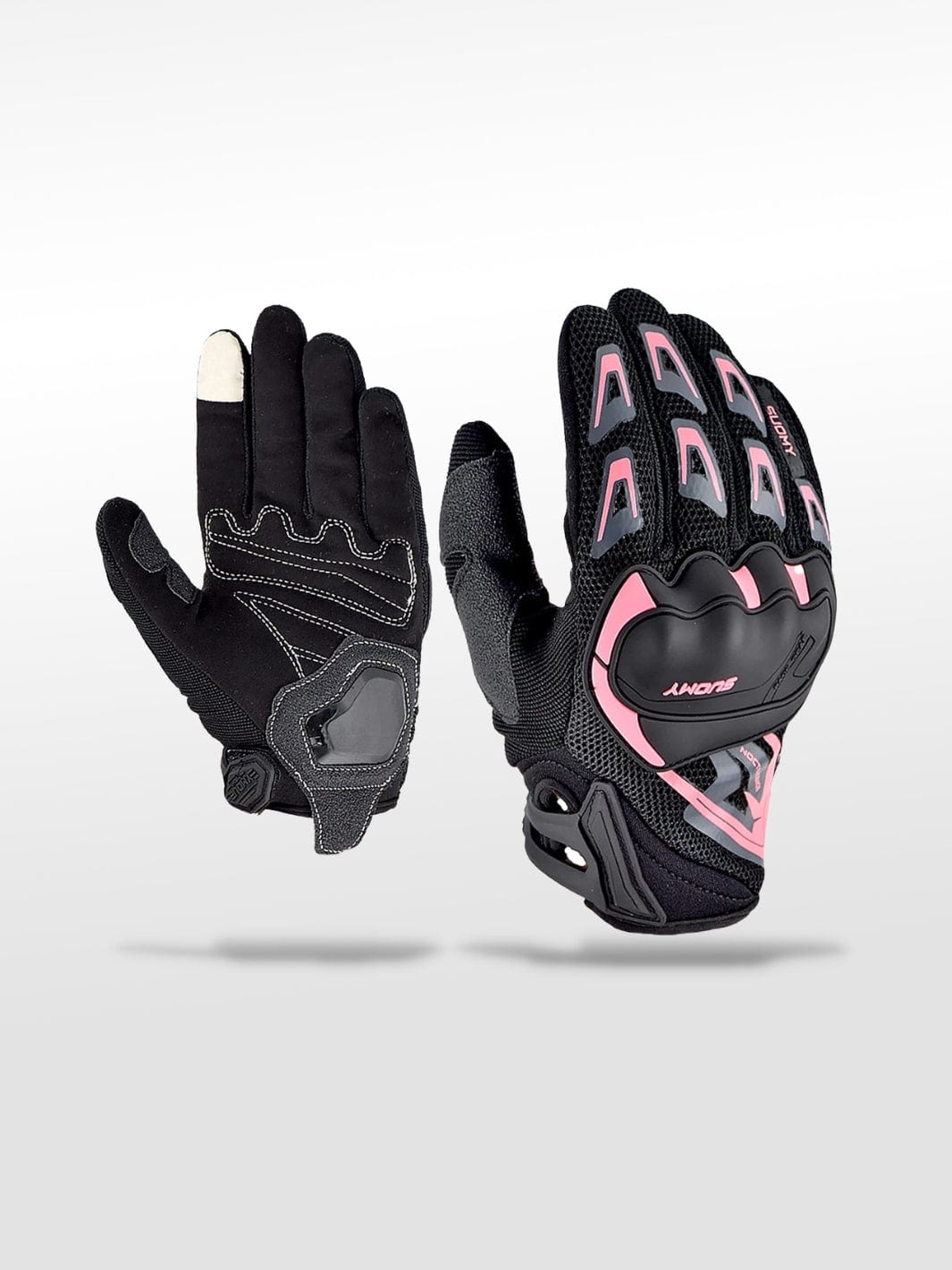 Gants Moto Pour Écran Tactile Rose / M