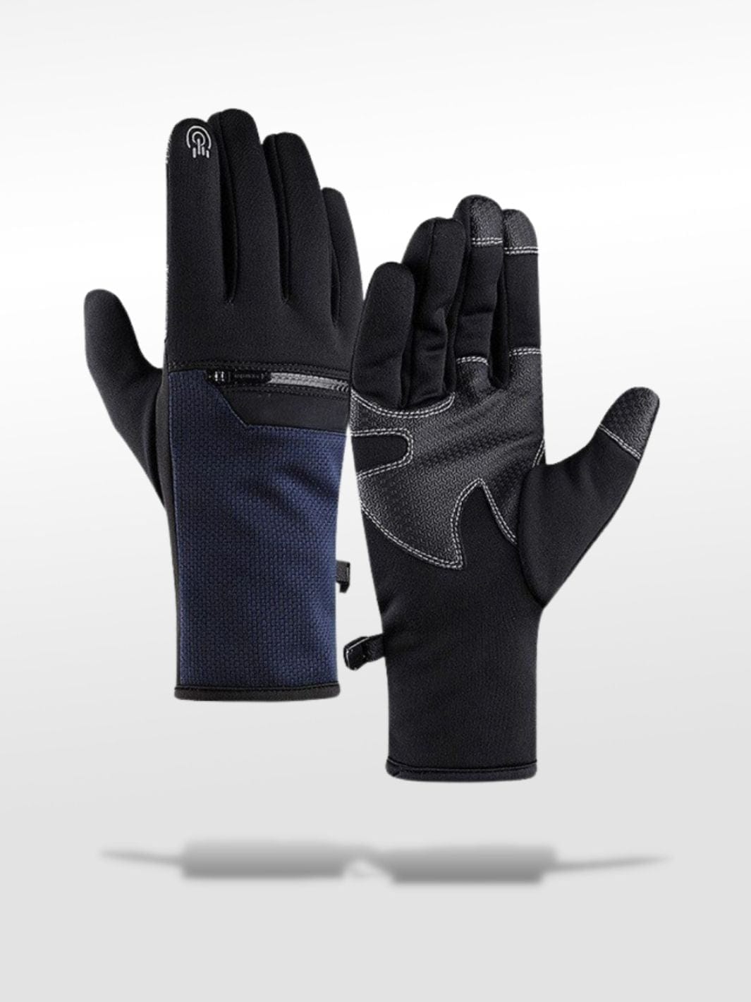 Gants Pour Vélo Noir-Blue / S