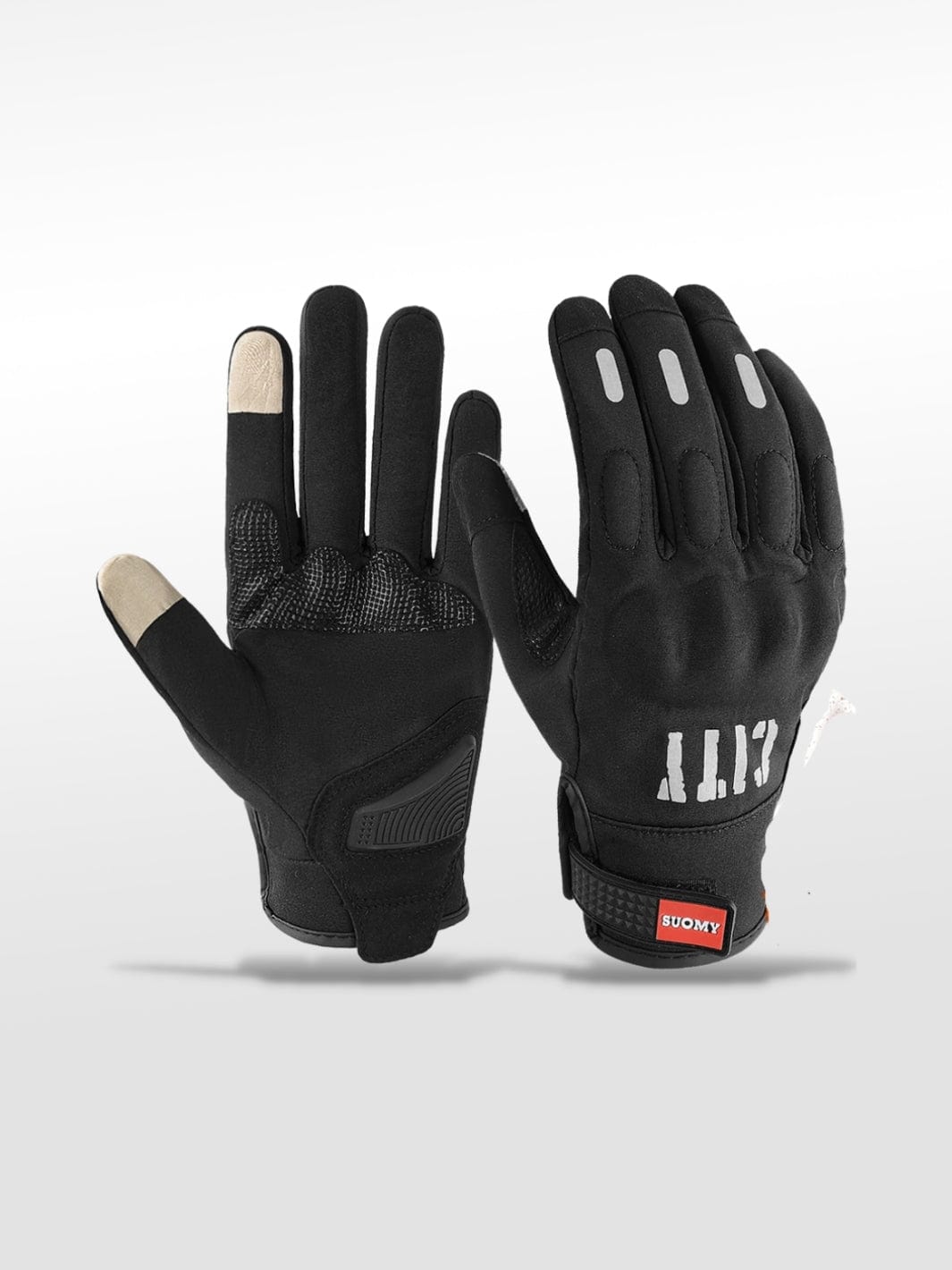 Gants Vélo Hiver Grand Froid Noir / M