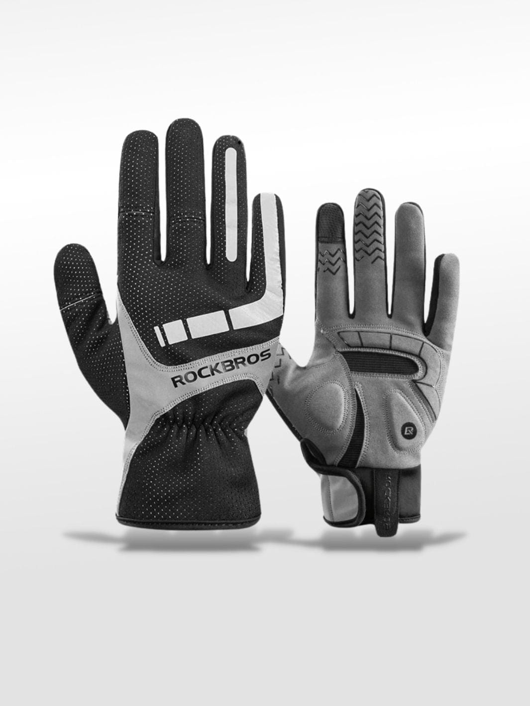 Meilleurs Gants VTT Hiver Noir-Gris / S